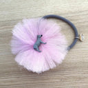 ★40％OFF★froufroudesucre フルフルドシュクル Tulle circle hair tie donkey ロバ