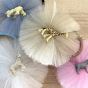 ★40％OFF★froufroudesucre フルフルドシュクル Tulle circle hair tie donkey ロバ