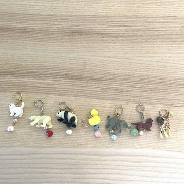 ★40％OFF★froufroudesucre フルフルドシュクル MASK CHARM White Bear マスクチャーム シロクマ