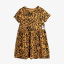 ★BASIC★mini rodini ミニロディーニ Basic leopard dress TENCEL™ Beige
