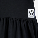 ★BASIC★mini rodini ミニロディーニ Basic ss dress TENCEL™ Black