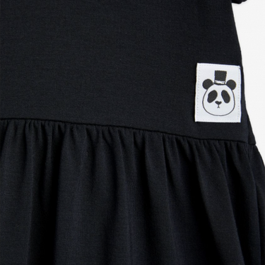 ★BASIC★mini rodini ミニロディーニ Basic ss dress TENCEL™ Black