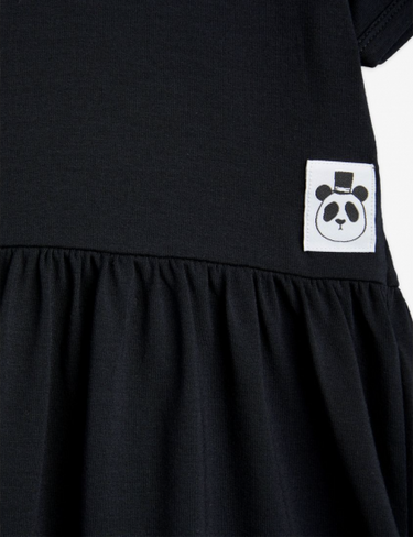 ★BASIC★mini rodini ミニロディーニ Basic ss dress TENCEL™ Black