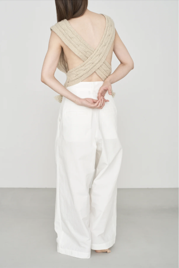 WONDER FULL LIFE ワンダーフルライフ WONDER FULL LIFE×TAKt HAND KNIT ivory WFL24-S05-5 KNIT＃5
