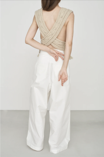 WONDER FULL LIFE ワンダーフルライフ WONDER FULL LIFE×TAKt HAND KNIT ivory WFL24-S05-5 KNIT＃5