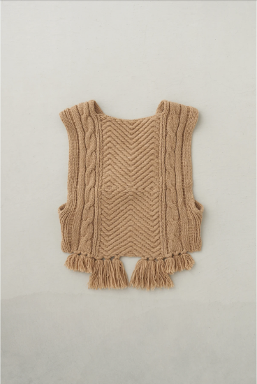 WONDER FULL LIFE ワンダーフルライフ WONDER FULL LIFE×TAKt HAND KNIT camel WFL24-S05-5 KNIT＃5