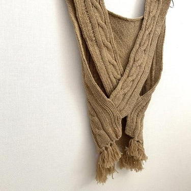 WONDER FULL LIFE ワンダーフルライフ WONDER FULL LIFE×TAKt HAND KNIT camel WFL24-S05-5 KNIT＃5