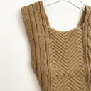 WONDER FULL LIFE ワンダーフルライフ WONDER FULL LIFE×TAKt HAND KNIT camel WFL24-S05-5 KNIT＃5