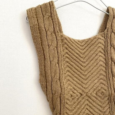 WONDER FULL LIFE ワンダーフルライフ WONDER FULL LIFE×TAKt HAND KNIT camel WFL24-S05-5 KNIT＃5