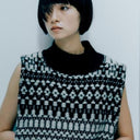 WONDER FULL LIFE ワンダーフルライフ WONDER FULL LIFE×TAKt HAND KNIT ivory×black WFL24-S05-11 KNIT＃11