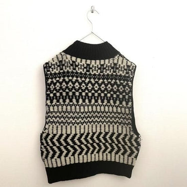 WONDER FULL LIFE ワンダーフルライフ WONDER FULL LIFE×TAKt HAND KNIT ivory×black WFL24-S05-11 KNIT＃11