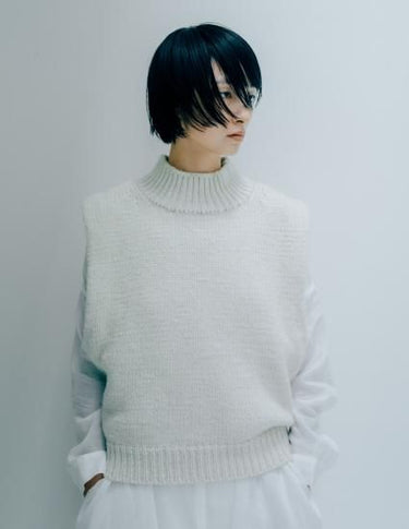 WONDER FULL LIFE ワンダーフルライフ WONDER FULL LIFE×TAKt HAND KNIT ivory WFL22-S05-12 KNIT＃12