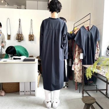 WONDER FULL LIFE＋LIGHT YEARS “COUNTERPOINT” KURTA -�� dark navy WFL22-S61