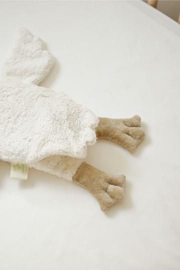 Senger Naturwelt ゼンガーナチュウェルト Cuddly animal Goose large white ガチョウ ホワイト チェリーピロー Lサイズ Y21024