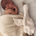 Senger Naturwelt ゼンガーナチュウェルト Cuddly animal Goose small white ガチョウ ホワイト チェリーピロー Sサイズ Y21025
