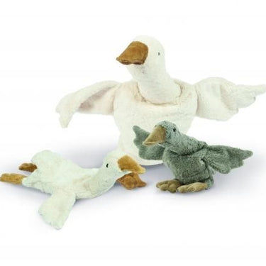 Senger Naturwelt ゼンガーナチュウェルト Cuddly animal Goose small grey vegan ガチョウ グレー チェリーピロー Sサイズ Y21038