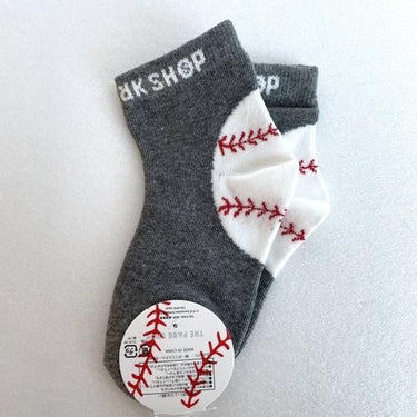 THE PARK SHOP ザ パークショップ ANKLE BALL SOCKS gray TPS-455