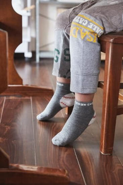 THE PARK SHOP ザ パークショップ ANKLE BALL SOCKS gray TPS-455
