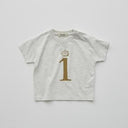 ★BASIC★eLfinFolk エルフィンフォルク Number Tee for Birthday top ivory elf-555J02
