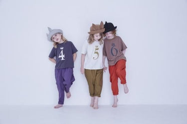 ★BASIC★eLfinFolk エルフィンフォルク Number Tee for Birthday top ivory elf-555J02