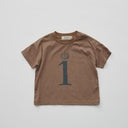 ★BASIC★eLfinFolk エルフィンフォルク Number Tee for Birthday cocoa brown elf-555J02