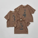 ★BASIC★eLfinFolk エルフィンフォルク Number Tee for Birthday cocoa brown elf-555J02