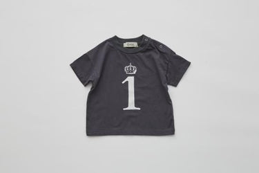 ★BASIC★eLfinFolk エルフィンフォルク Number Tee for Birthday charcoal elf-555J02