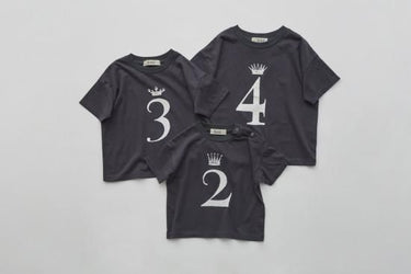 ★BASIC★eLfinFolk エルフィンフォルク Number Tee for Birthday charcoal elf-555J02