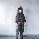 ★70%OFF★2022SS★michirico ミチリコ reversible cap ダークグレー×メープルローズ MR22SS-29(baby)(kids)(womens)