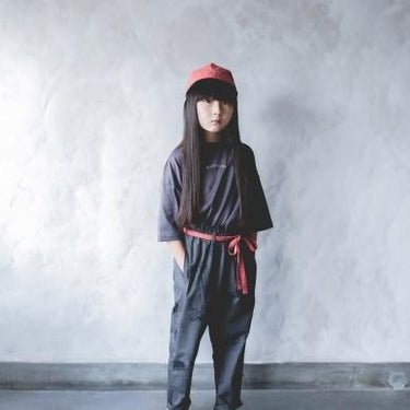 ★70%OFF★2022SS★michirico ミチリコ reversible cap ダークグレー×メープルローズ MR22SS-29(baby)(kids)(womens)
