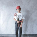 ★70%OFF★2022SS★michirico ミチリコ reversible cap ダークグレー×メープルローズ MR22SS-29(baby)(kids)(womens)