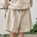 MOUN TEN. マウンテン polyester canapa half pants sand 22S-MP55C-1108