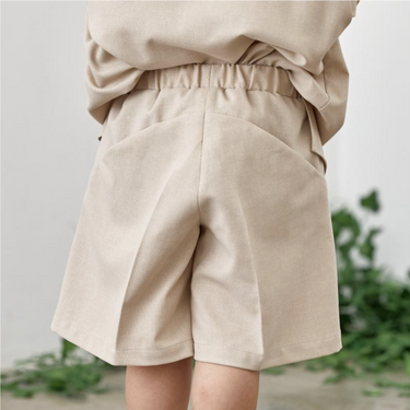 MOUN TEN. マウンテン polyester canapa half pants sand 22S-MP55C-1108