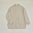 MOUN TEN. マウンテン polyester canapa pocket shirts sand 22S-MS26-1106