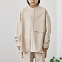 MOUN TEN. マウンテン polyester canapa pocket shirts sand 22S-MS26-1106