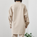 MOUN TEN. マウンテン polyester canapa pocket shirts sand 22S-MS26-1106