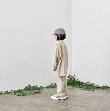 MOUN TEN. マウンテン polyester canapa pocket shirts sand 22S-MS26-1106