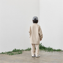 MOUN TEN. マウンテン polyester canapa pocket shirts sand 22S-MS26-1106