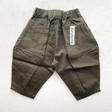 ★BASIC★ns-621-005 nunuforme ヌヌフォルム オックス ポインテッド パンツ Khaki