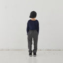 MOUN TEN. マウンテン washable wool slacks charcoal 22W-MP67-1236