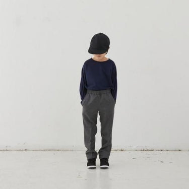 MOUN TEN. マウンテン washable wool slacks charcoal 22W-MP67-1236