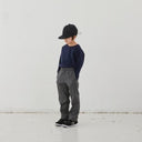 MOUN TEN. マウンテン washable wool slacks charcoal 22W-MP67-1236