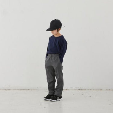 MOUN TEN. マウンテン washable wool slacks charcoal 22W-MP67-1236