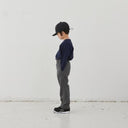MOUN TEN. マウンテン washable wool slacks charcoal 22W-MP67-1236