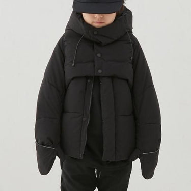 MOUN TEN. マウンテン separate down jacket black 21W-MB21-1055