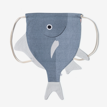 Donfisher ドンフィッシャー Blue Silver Biddy Kid Backpack Blue クロサギ  魚バックパック リュック