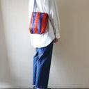 ★30%OFF★India souvenir Bag-Mini shoulder インド製ミニショルダーバッグ BR×BL AE023