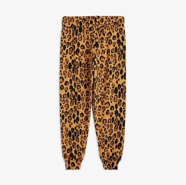 ★BASIC★mini rodini ミニロディーニ Basic LEOPARD trousers TENCEL™ beige