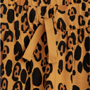 ★BASIC★mini rodini ミニロディーニ Basic LEOPARD trousers TENCEL™ beige