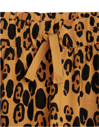 ★BASIC★mini rodini ミニロディーニ Basic LEOPARD trousers TENCEL™ beige